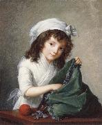 Elizabeth Louise Vigee Le Brun Mademoiselle Brongniart oil painting artist